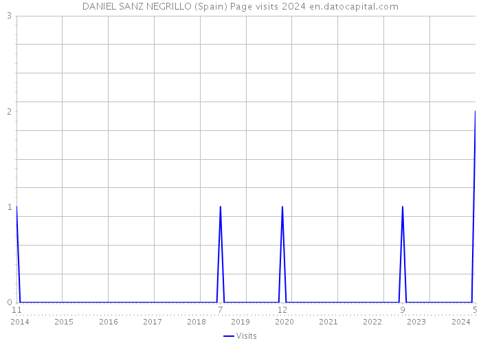 DANIEL SANZ NEGRILLO (Spain) Page visits 2024 