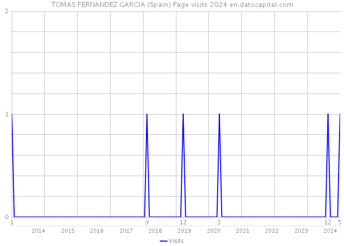 TOMAS FERNANDEZ GARCIA (Spain) Page visits 2024 