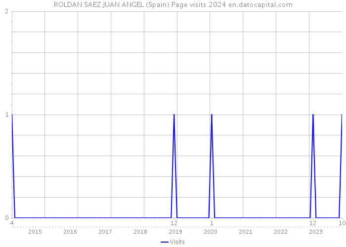 ROLDAN SAEZ JUAN ANGEL (Spain) Page visits 2024 