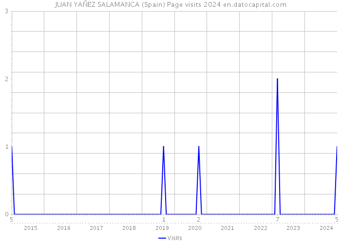 JUAN YAÑEZ SALAMANCA (Spain) Page visits 2024 