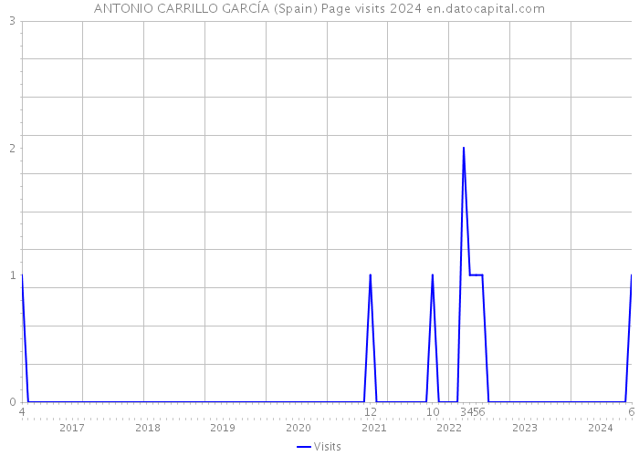 ANTONIO CARRILLO GARCÍA (Spain) Page visits 2024 