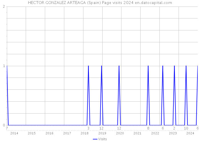 HECTOR GONZALEZ ARTEAGA (Spain) Page visits 2024 