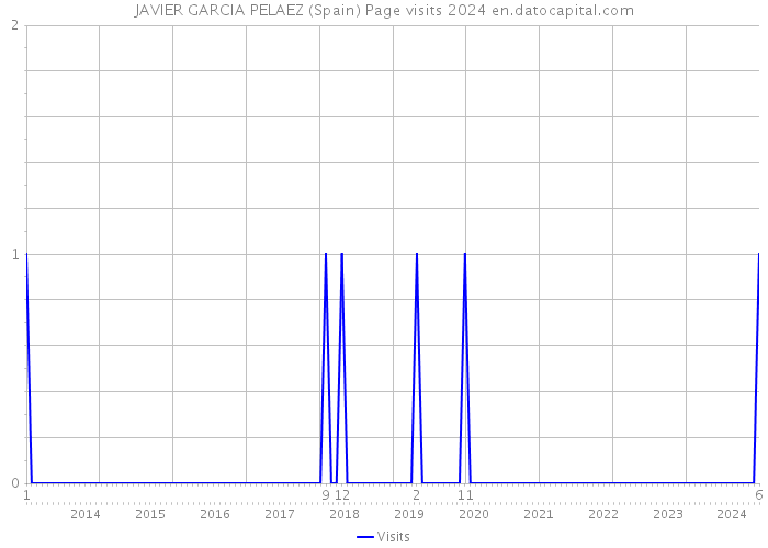 JAVIER GARCIA PELAEZ (Spain) Page visits 2024 