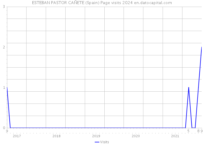 ESTEBAN PASTOR CAÑETE (Spain) Page visits 2024 