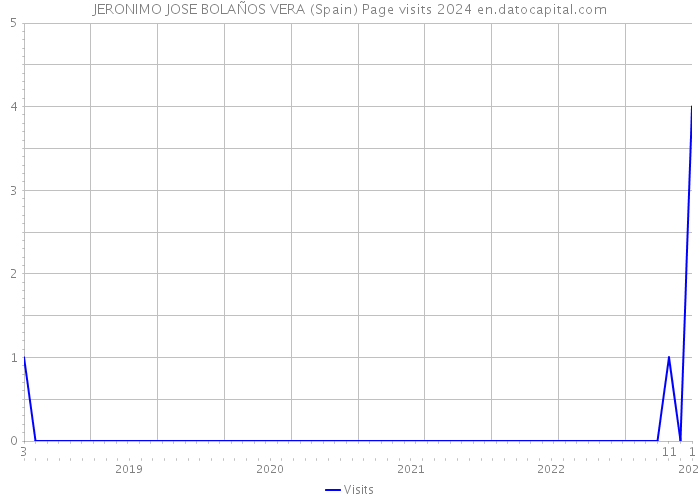 JERONIMO JOSE BOLAÑOS VERA (Spain) Page visits 2024 