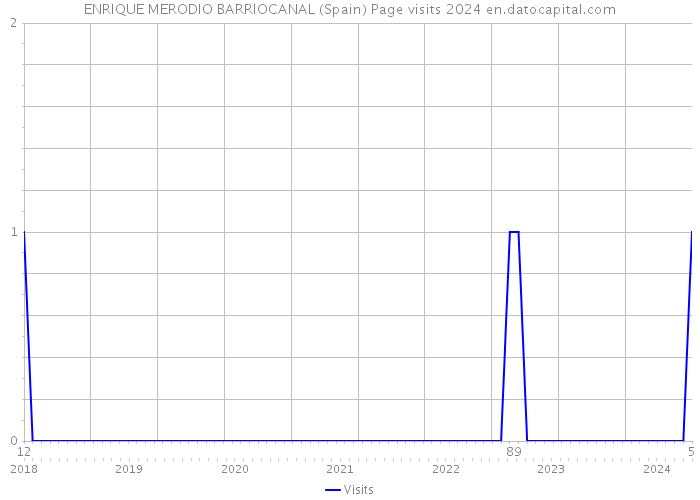 ENRIQUE MERODIO BARRIOCANAL (Spain) Page visits 2024 
