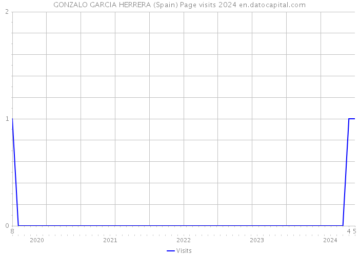 GONZALO GARCIA HERRERA (Spain) Page visits 2024 