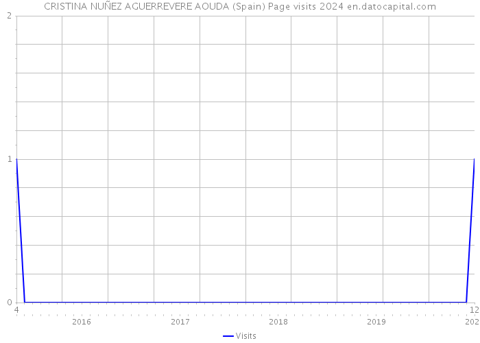 CRISTINA NUÑEZ AGUERREVERE AOUDA (Spain) Page visits 2024 