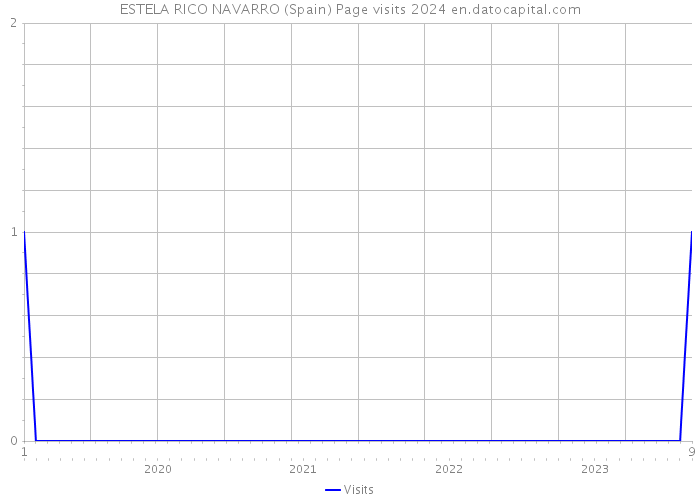 ESTELA RICO NAVARRO (Spain) Page visits 2024 