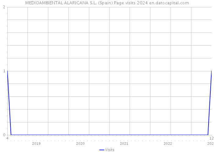 MEDIOAMBIENTAL ALARICANA S.L. (Spain) Page visits 2024 