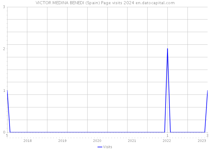 VICTOR MEDINA BENEDI (Spain) Page visits 2024 