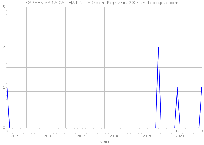 CARMEN MARIA CALLEJA PINILLA (Spain) Page visits 2024 