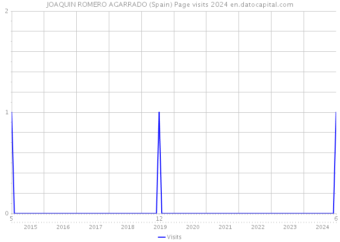 JOAQUIN ROMERO AGARRADO (Spain) Page visits 2024 