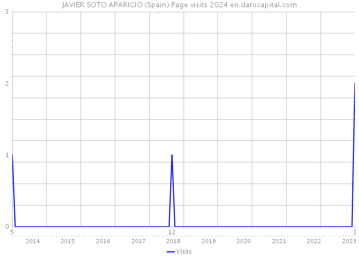 JAVIER SOTO APARICIO (Spain) Page visits 2024 