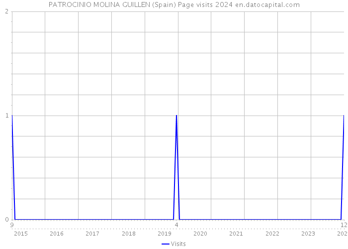 PATROCINIO MOLINA GUILLEN (Spain) Page visits 2024 