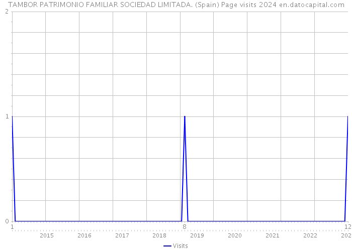 TAMBOR PATRIMONIO FAMILIAR SOCIEDAD LIMITADA. (Spain) Page visits 2024 