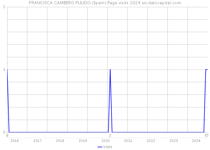 FRANCISCA CAMBERO PULIDO (Spain) Page visits 2024 
