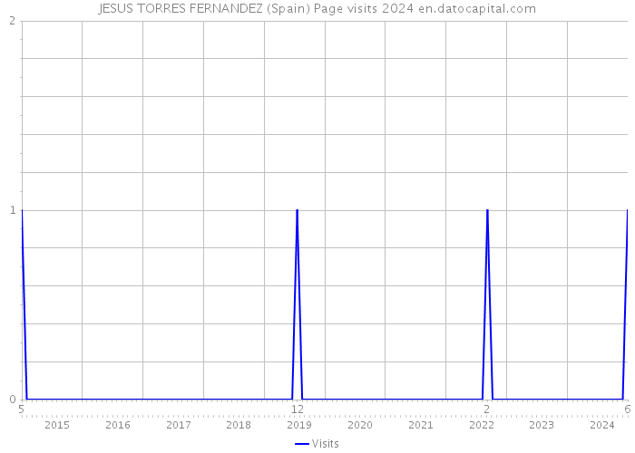 JESUS TORRES FERNANDEZ (Spain) Page visits 2024 