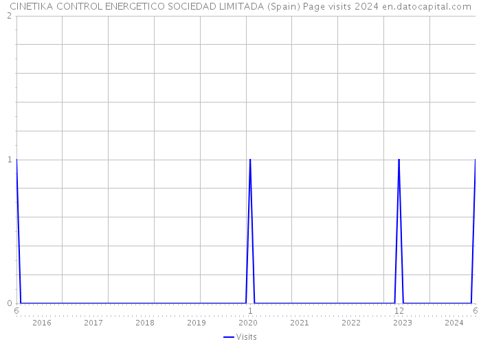 CINETIKA CONTROL ENERGETICO SOCIEDAD LIMITADA (Spain) Page visits 2024 