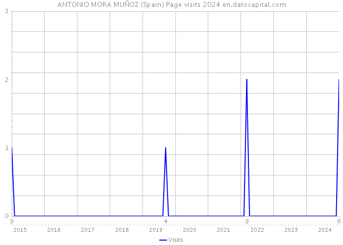 ANTONIO MORA MUÑOZ (Spain) Page visits 2024 