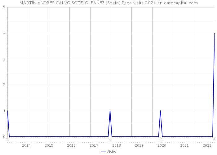 MARTIN ANDRES CALVO SOTELO IBAÑEZ (Spain) Page visits 2024 