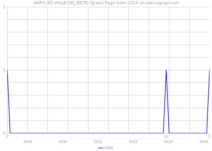 AMPA IES VALLE DEL JERTE (Spain) Page visits 2024 