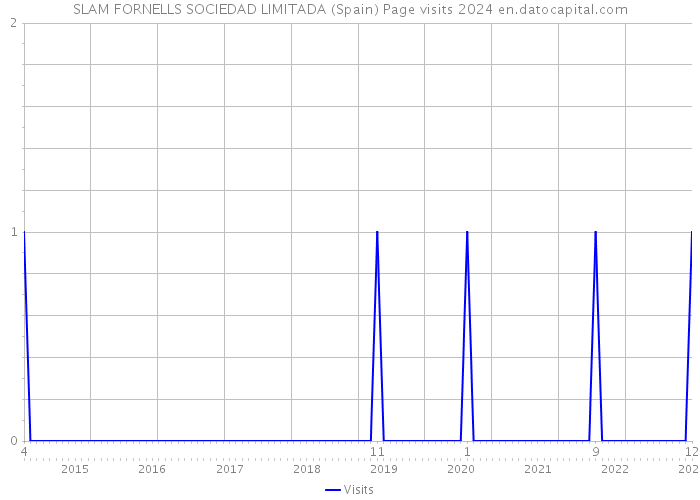 SLAM FORNELLS SOCIEDAD LIMITADA (Spain) Page visits 2024 