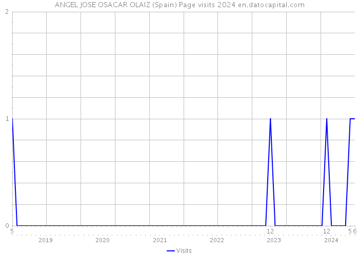 ANGEL JOSE OSACAR OLAIZ (Spain) Page visits 2024 