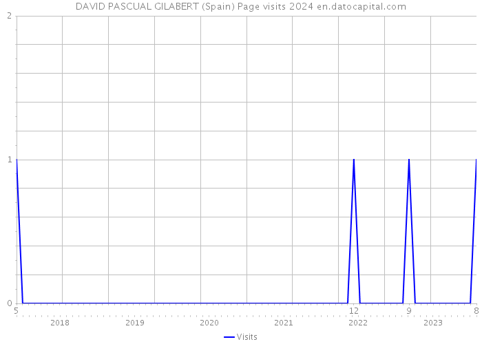DAVID PASCUAL GILABERT (Spain) Page visits 2024 