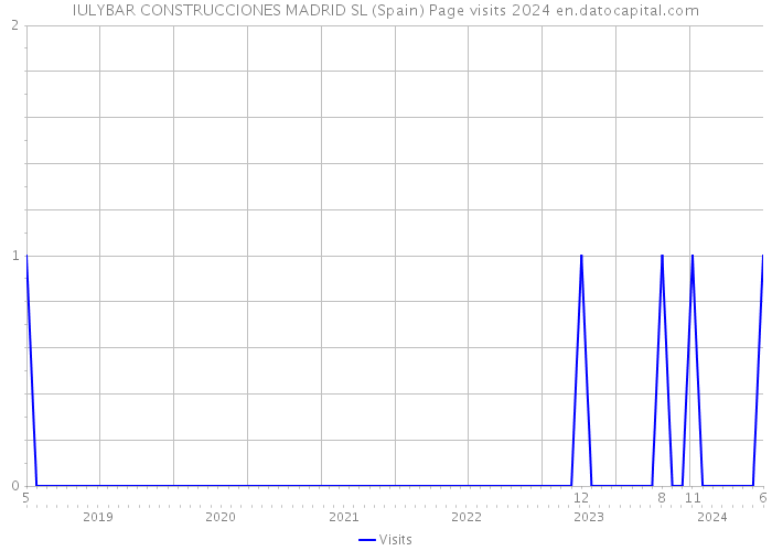 IULYBAR CONSTRUCCIONES MADRID SL (Spain) Page visits 2024 