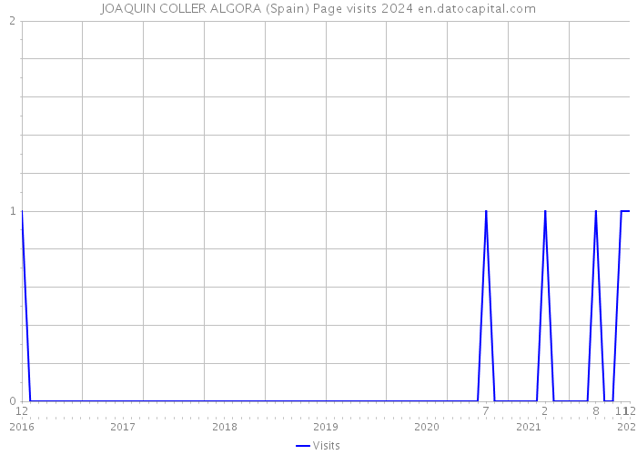 JOAQUIN COLLER ALGORA (Spain) Page visits 2024 