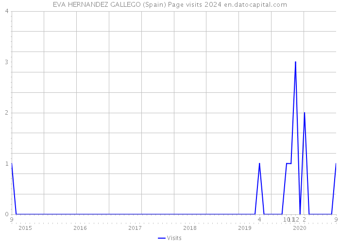EVA HERNANDEZ GALLEGO (Spain) Page visits 2024 