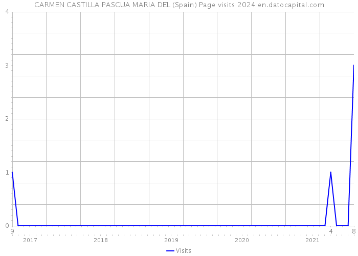 CARMEN CASTILLA PASCUA MARIA DEL (Spain) Page visits 2024 