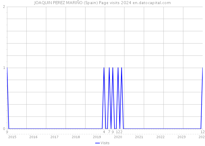 JOAQUIN PEREZ MARIÑO (Spain) Page visits 2024 