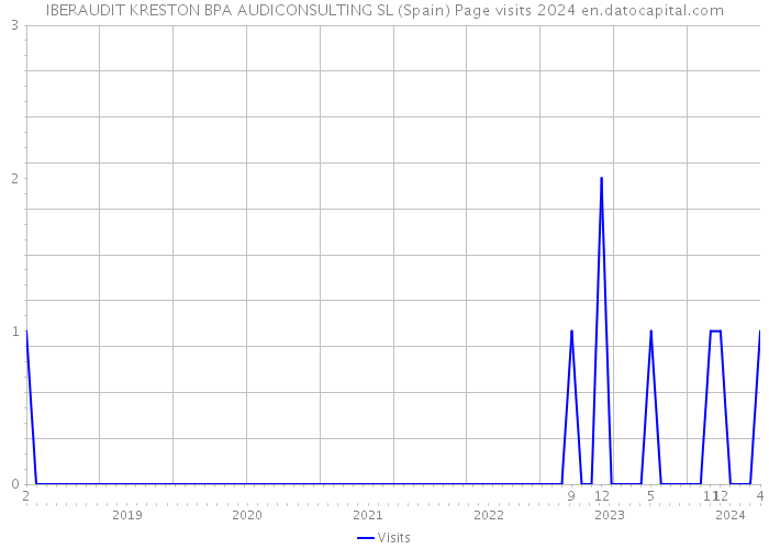IBERAUDIT KRESTON BPA AUDICONSULTING SL (Spain) Page visits 2024 
