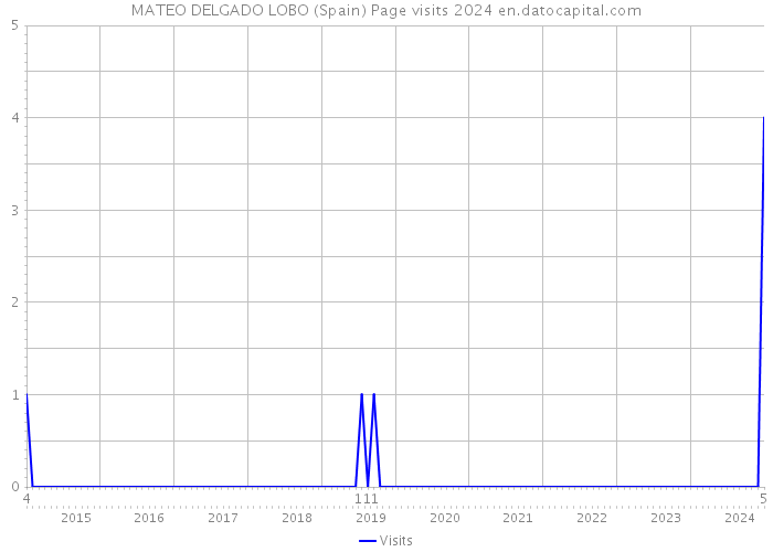 MATEO DELGADO LOBO (Spain) Page visits 2024 