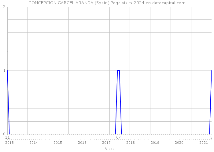 CONCEPCION GARCEL ARANDA (Spain) Page visits 2024 