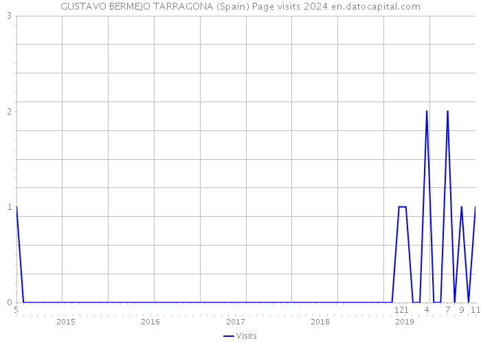 GUSTAVO BERMEJO TARRAGONA (Spain) Page visits 2024 