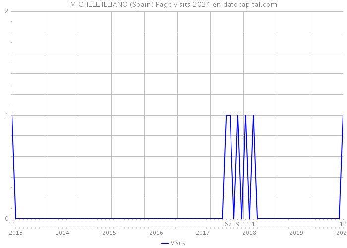 MICHELE ILLIANO (Spain) Page visits 2024 