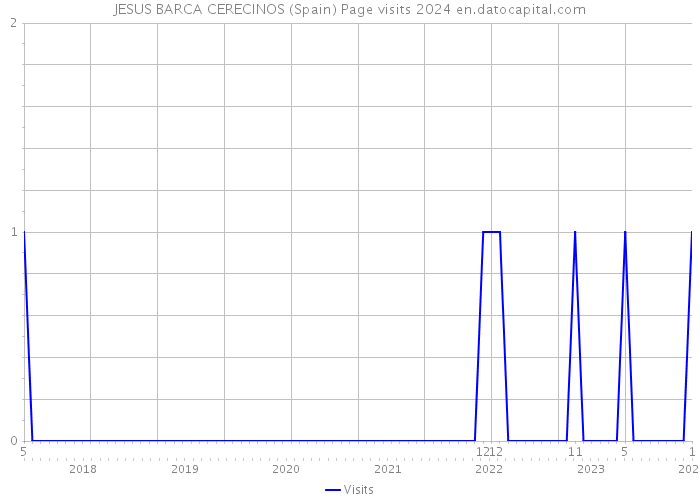 JESUS BARCA CERECINOS (Spain) Page visits 2024 