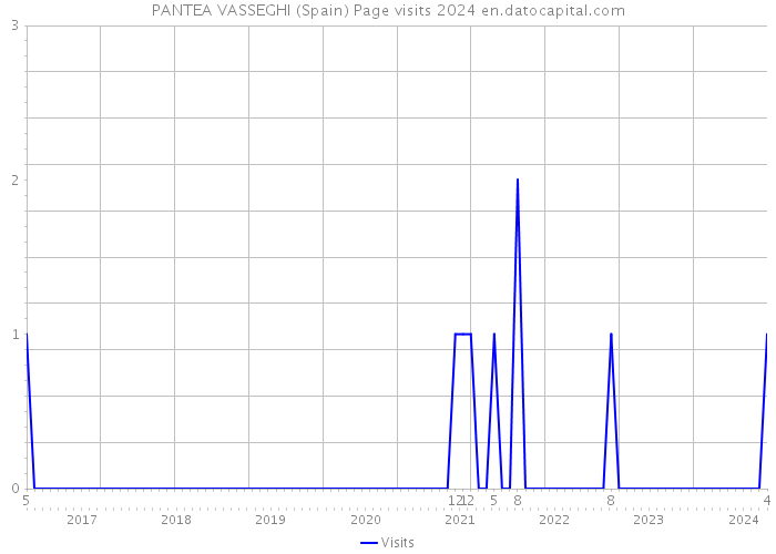 PANTEA VASSEGHI (Spain) Page visits 2024 