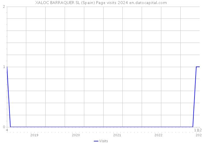 XALOC BARRAQUER SL (Spain) Page visits 2024 