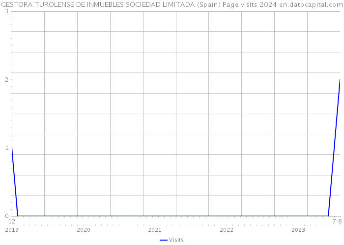 GESTORA TUROLENSE DE INMUEBLES SOCIEDAD LIMITADA (Spain) Page visits 2024 