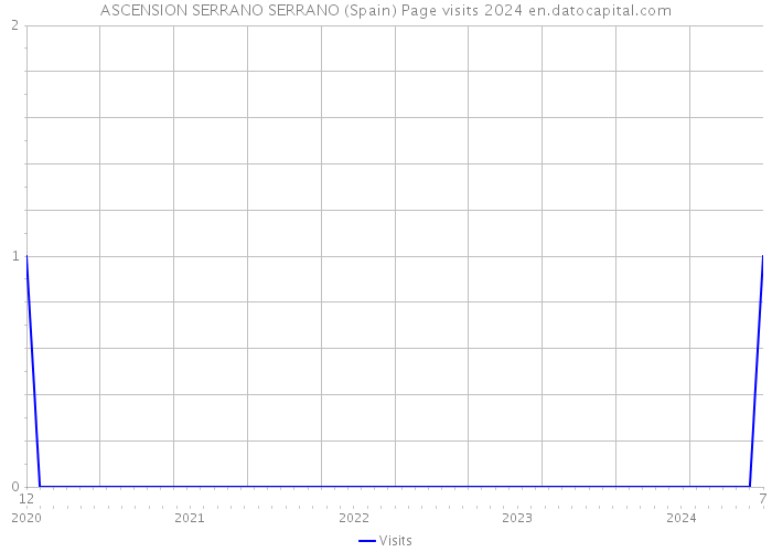 ASCENSION SERRANO SERRANO (Spain) Page visits 2024 