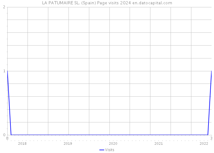 LA PATUMAIRE SL. (Spain) Page visits 2024 