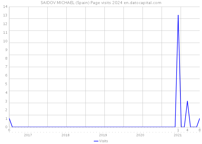 SAIDOV MICHAEL (Spain) Page visits 2024 