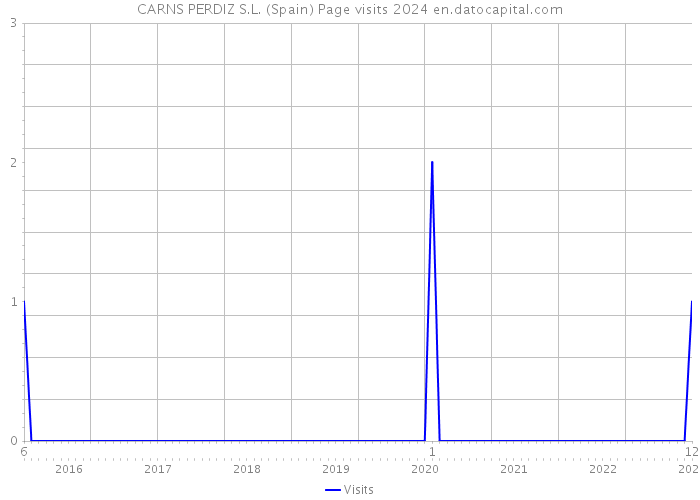 CARNS PERDIZ S.L. (Spain) Page visits 2024 