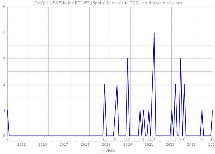 JOAQUIN BAENA MARTINEZ (Spain) Page visits 2024 