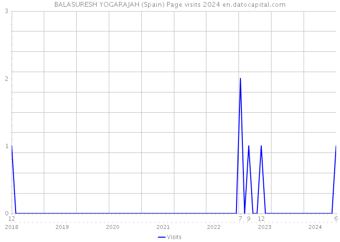 BALASURESH YOGARAJAH (Spain) Page visits 2024 