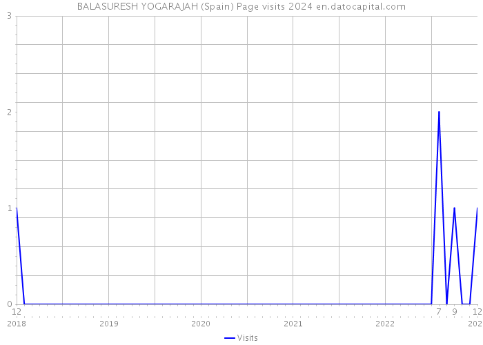 BALASURESH YOGARAJAH (Spain) Page visits 2024 